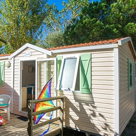MOBILE HOME 6 people - Comfort | 2 Bedrooms | 4/6 Pers. | Terrace, elevated, not covered | Air conditioning