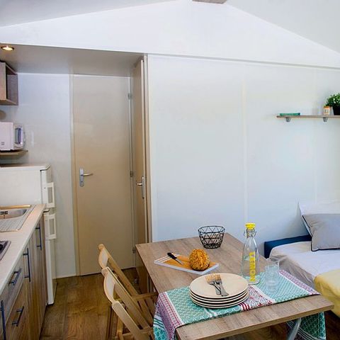 MOBILE HOME 6 people - Comfort | 2 Bedrooms | 4/6 Pers. | Terrace, elevated, not covered | Air conditioning