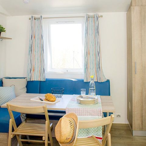 MOBILE HOME 6 people - Comfort | 2 Bedrooms | 4/6 Pers. | Terrace, elevated, not covered | Air conditioning