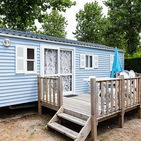 MOBILE HOME 6 people - Classic | 2 Bedrooms | 4/6 Pers. | Uncovered elevated terrace | Air-conditioning.
