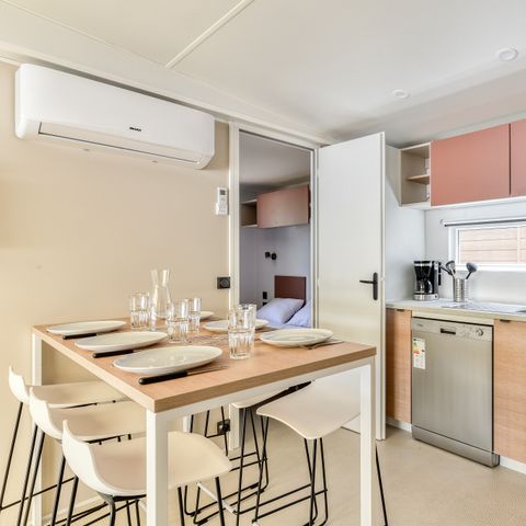 MOBILE HOME 6 people - Premium | 3 Bedrooms | 6 Pers | Terrace Lounge | Air conditioning | TV