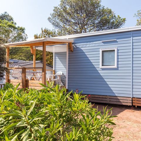 MOBILE HOME 6 people - | Comfort | 3 Bedrooms | 6 Pers | Single terrace | Air conditioning | TV
