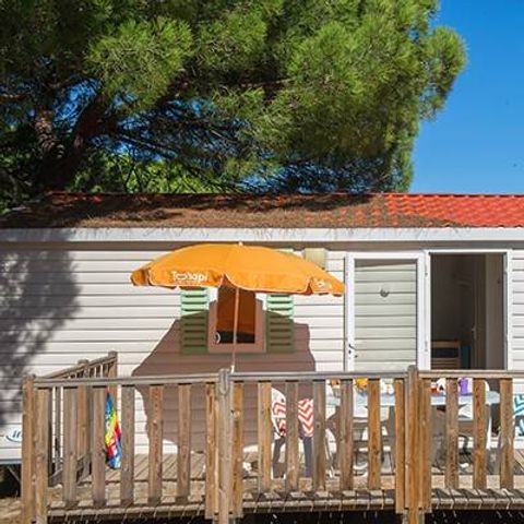 MOBILE HOME 8 people - Mobil-home | Classic | 3 Bedrooms | 6/8 Pers. | Uncovered elevated terrace | Air-conditioning.
