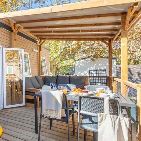MOBILE HOME 8 people - Premium | 4 Bedrooms | 8 Pers | Lounge Terrace | 2 bathrooms | Air conditioning | TV