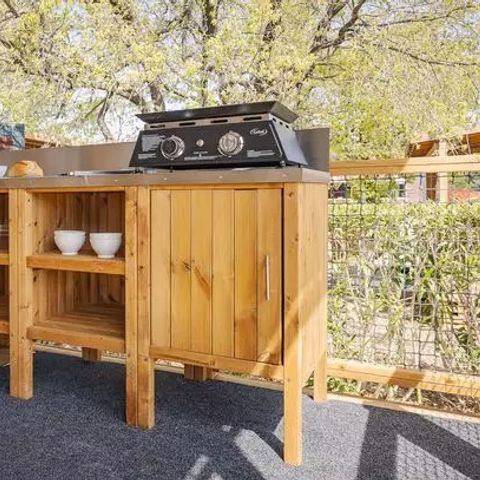 MOBILE HOME 8 people - Comfort | 4 Bedrooms | 6/8 Pers. | Raised terrace | Outdoor kitchen | 2 bathrooms | Air-condition.