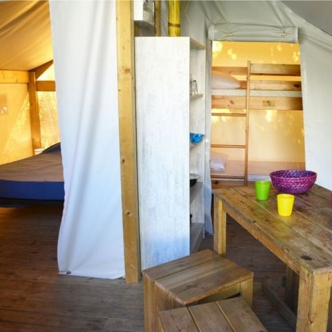 CANVAS BUNGALOW 4 people - Junior Bungalow 2 bedrooms 4 persons 17m².