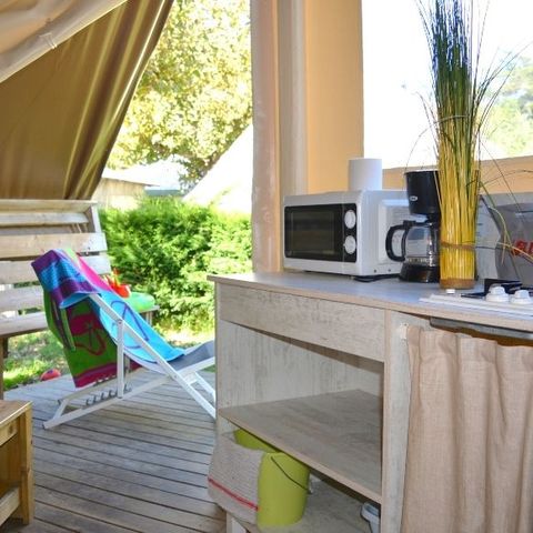 CANVAS BUNGALOW 4 people - Junior Bungalow 2 bedrooms 4 persons 17m².