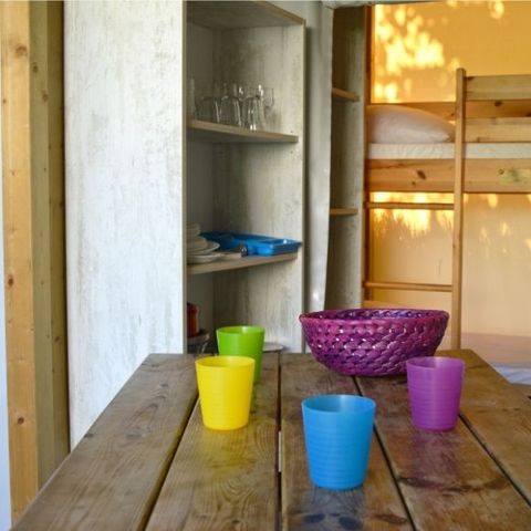 CANVAS BUNGALOW 4 people - Junior Bungalow 2 bedrooms 4 persons 17m².
