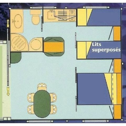 CHALET 5 people - Chalet Evasion sleeps 5, 2 bedrooms, 30m².