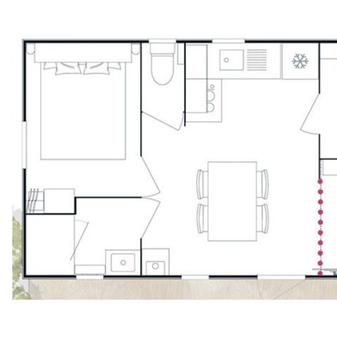 MOBILE HOME 6 people - Mobil-home Evasion 6 people 2 bedrooms 28m² - mobile home for 6 people