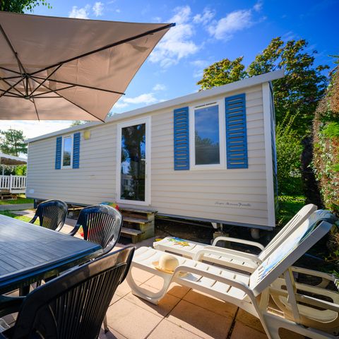 Mobile home 4 persons - LOISIR CONFORT 2 bdrm. 4 pers. - 25m2 - terrace with parasol