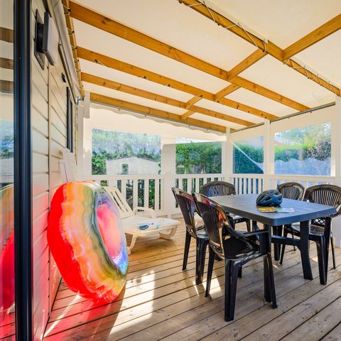 Mobile home 4 persons - SIGNATURE PRESTIGE 2 bdrm. 4 pers. - 34m2 - covered terrace