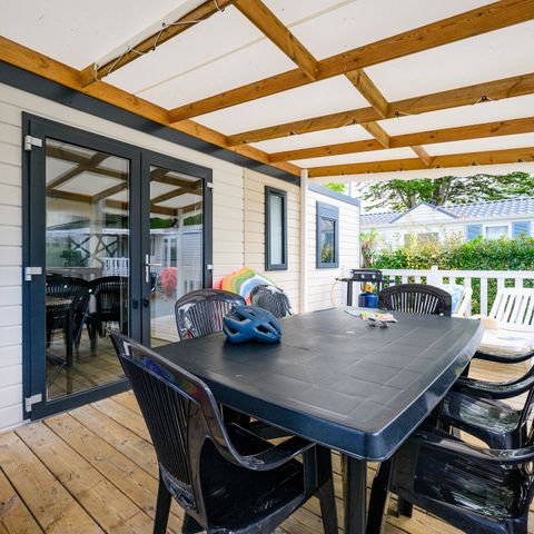 Mobile home 8 persons - SIGNATURE PRESTIGE 4 bdrm. 8 pers. - 40m2 - covered terrace