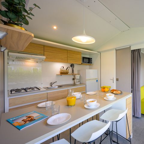 Mobile home 5 persons - D/COTTAGE CONFORT 2 bedrooms 4/5 pers. - 30m2 - terrace with parasol