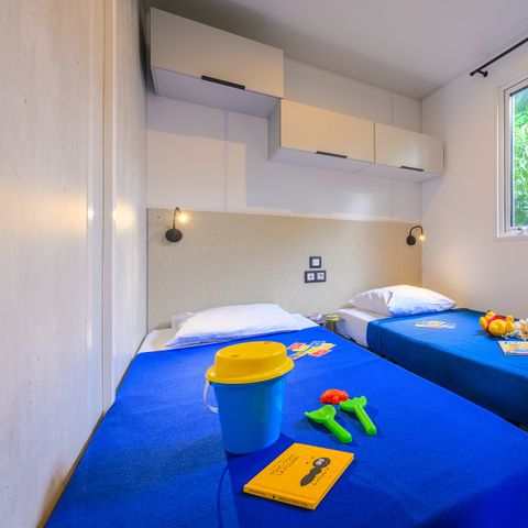 Mobile home 5 persons - D/ COTTAGE CONFORT 2 bdrm. 4/5 pers. - 30m2 - covered terrace