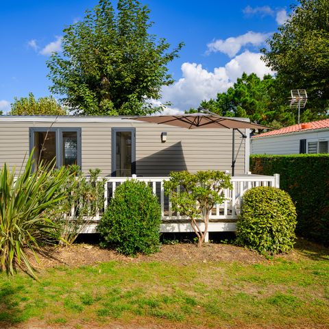 Mobile home 6 persons - D/ COTTAGE CONFORT 3bed. 6 pers. - 35m2 - terrace with parasol