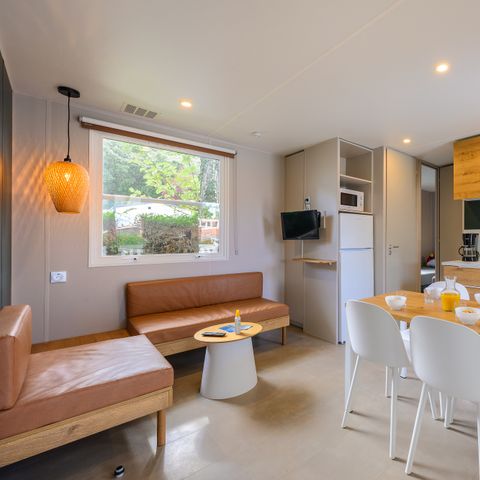 Mobile home 6 persons - D/ COTTAGE CONFORT 3 bdrm. 6 pers. - 35m2 - covered terrace