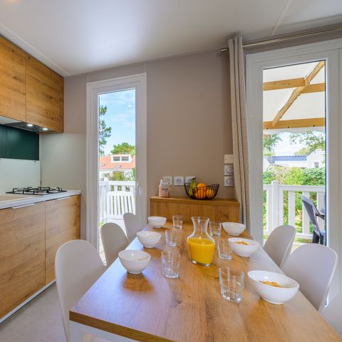 Mobile home 6 persons - D/ COTTAGE CONFORT 3 bdrm. 6 pers. - 35m2 - covered terrace