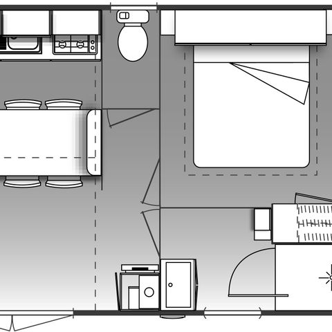MOBILE HOME 4 people - MH2 O'HARA PASSION ECO 28 sqm
