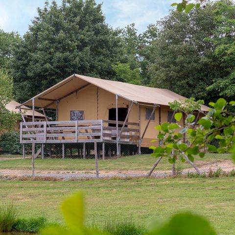 CANVAS AND WOOD TENT 6 people - Safari Lodge 6p