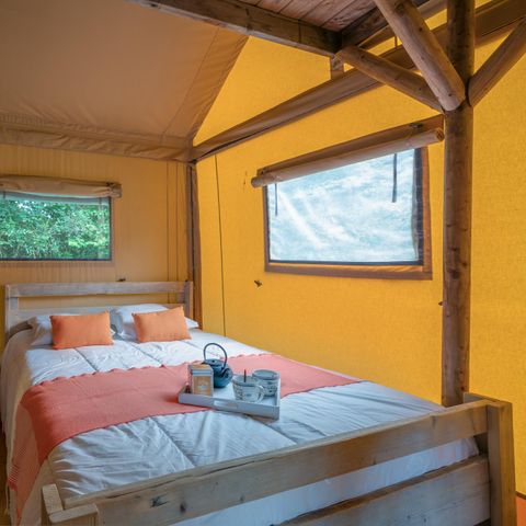 CANVAS AND WOOD TENT 8 people - Safari Lodge 8p