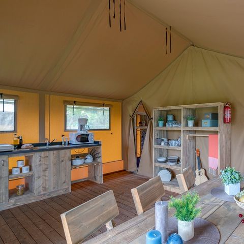 CANVAS AND WOOD TENT 6 people - Woody lodge 2 bedrooms without sanitary facilities