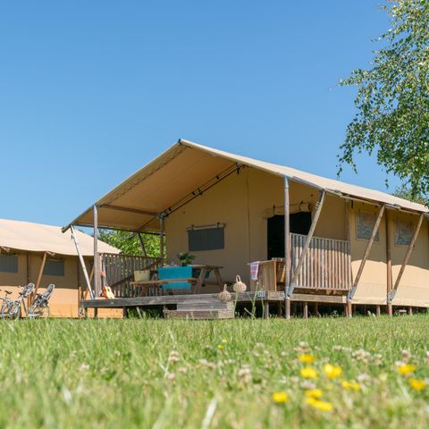 CANVAS AND WOOD TENT 6 people - Woody lodge 2 bedrooms without sanitary facilities