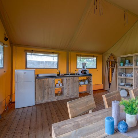 CANVAS AND WOOD TENT 6 people - Woody lodge 2 bedrooms without sanitary facilities
