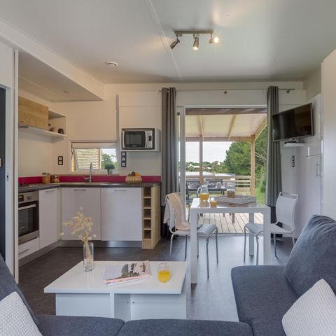MOBILE HOME 4 people - PREMIUM air-conditioned cottage 4 pers