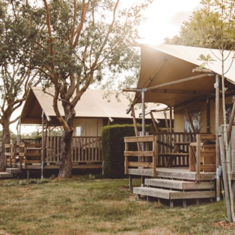 CANVAS AND WOOD TENT 7 people - Safari Lodge
