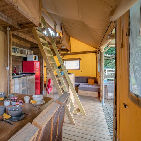 CANVAS AND WOOD TENT 8 people - Safari Lodge, Air-conditioned