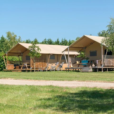 CANVAS AND WOOD TENT 6 people - Woody Lodge, Air-conditioned - 2 bedrooms