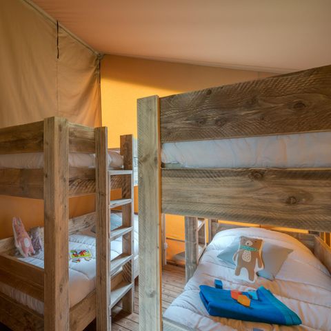 CANVAS AND WOOD TENT 6 people - Woody Lodge, Air-conditioned - 2 bedrooms