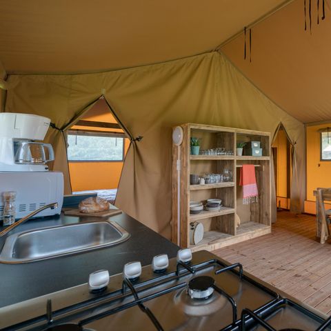 CANVAS AND WOOD TENT 6 people - Woody Lodge, Air-conditioned - 2 bedrooms