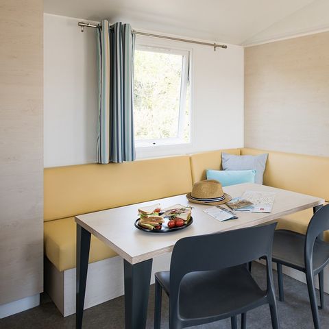 Mobile home 6 persons - Mobile-home | Comfort | 3 Bedrooms | 6 Pers. | Single terrace | Air-con.