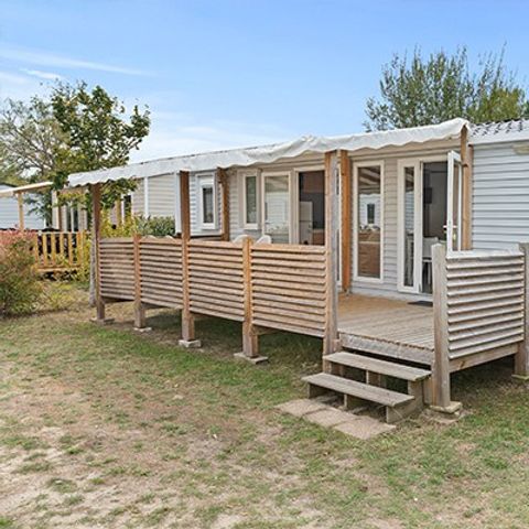 Mobile home 6 persons - Comfort | 3 Bedrooms | 6 Pers | Single terrace | Air conditioning