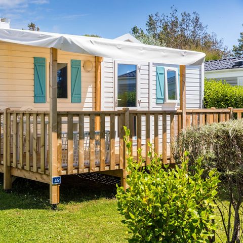 MOBILE HOME 6 people - Classic | 2 Bedrooms | 4/6 Pers | Raised terrace | 1 Bathroom | TV