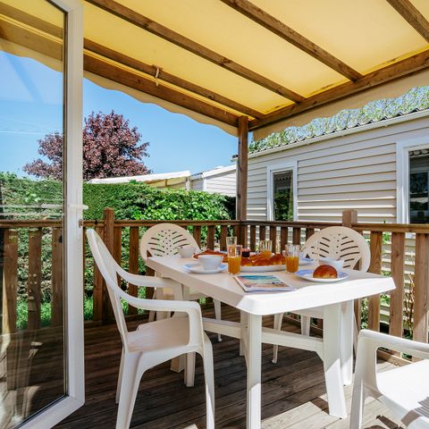 MOBILE HOME 6 people - Mobil-home | Classic XL | 3 Bedrooms | 6 Pers. | Raised terrace | TV