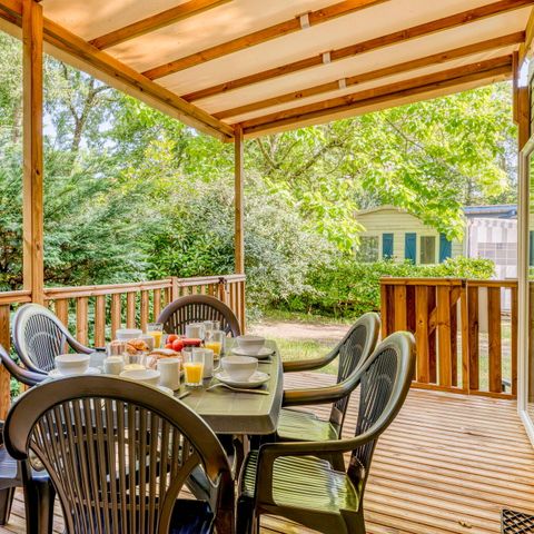 MOBILE HOME 6 people - Comfort | 3 Bedrooms | 6 Pers | Raised terrace | Air conditioning