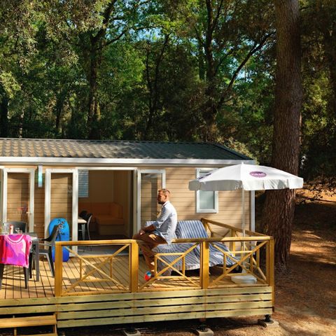 Mobile home 5 persons - Cottage Océan TV Wifi - 2 Bedrooms - 4/5 people