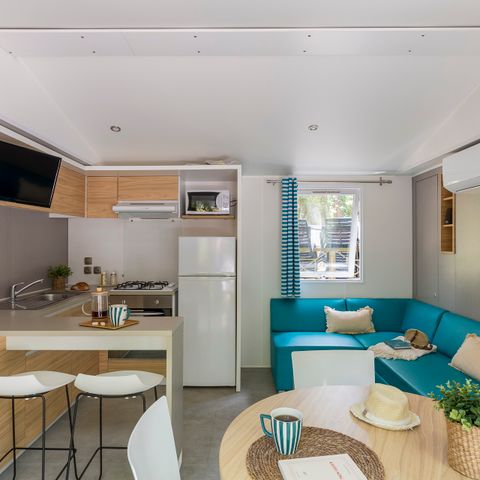 Mobile home 4 persons - Cottage Select TV Clim Plancha Wifi - 2 bedrooms - 4 pers.