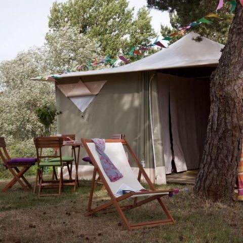 Glamping tent 4 persons - Nutmeg, without sanitary facilities