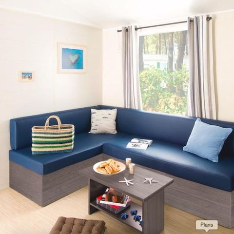 Mobile home 6 persons - Classic mobile home with covered terrace 3bed 6p