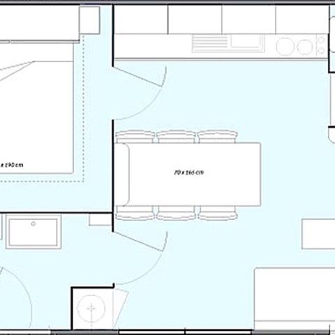 Mobile home 6 persons - Premium 3bed 6p