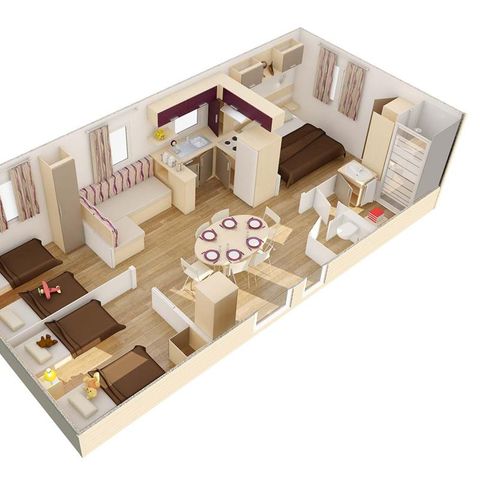 Mobile home 6 persons - Tamaris Comfort