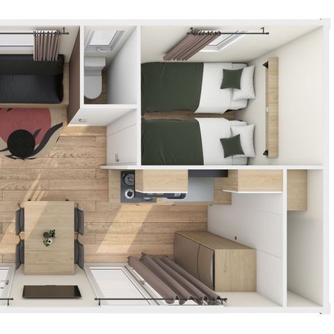 MOBILE HOME 4 people - Premium 2bed 4p