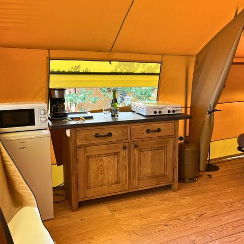 Glamping tent 5 persons - WITHOUT SANITARY FACILITIES