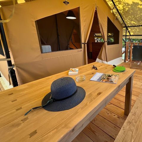 Glamping tent 5 persons - WITHOUT SANITARY FACILITIES