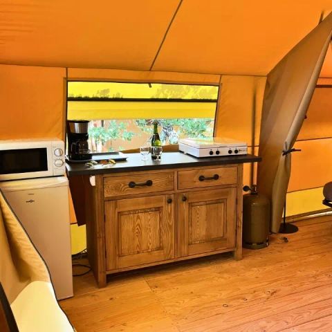 Glamping tent 5 persons - 3 Rooms 5 People Without Sanitary