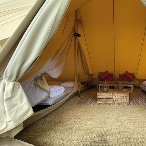 CANVAS AND WOOD TENT 4 people - Family - 4 pers